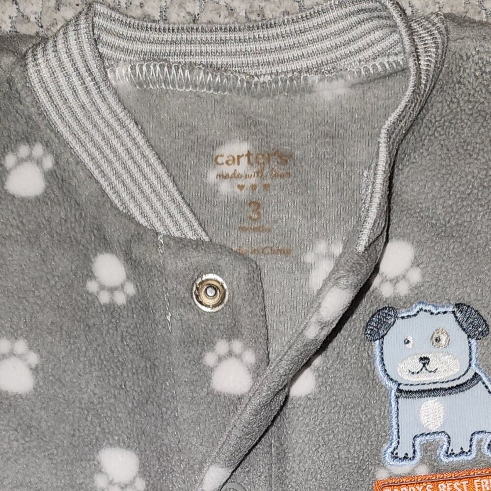 Carters 3 month Plush Pajamas